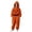 Orange, variant on LNMQLPDBS Girls Halloween Pumpkin Onesie Hooded Loungewear Soft Fleece Zip Up Jumpsuit Cozy Pocketed Playsuit for Toddler Kids Holiday Party Daily Wear