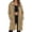 Khaki, variant on Knee Length Hoodies For Women Zipper Tops Long Tunic Sweatshirts Casual Long Sleeve To Wear With Leggings 2025 Fall Winter Jacket Coat