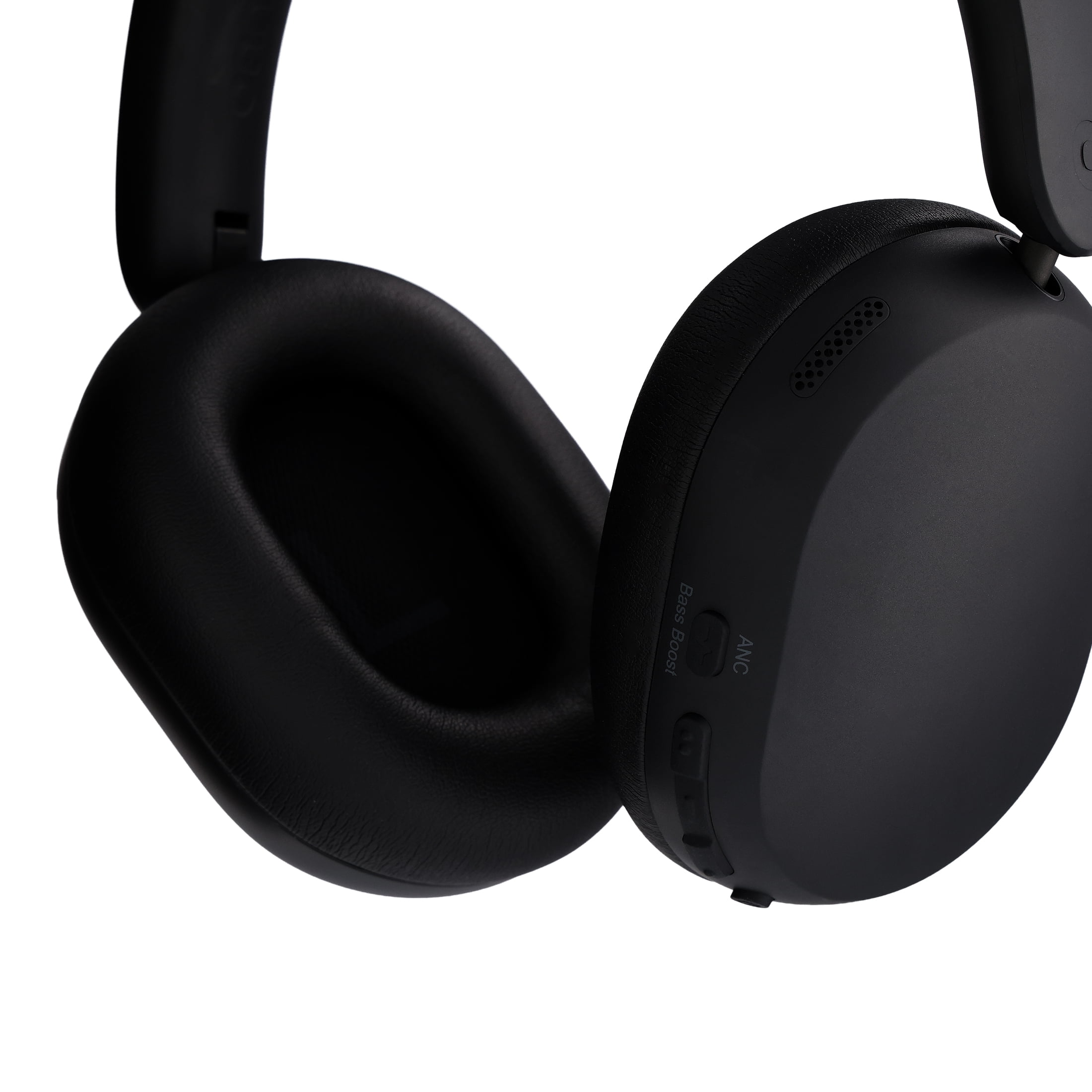 onn Hushbyte Wireless Over-Ear Headphones with Memory Foam and HD Sound, Black
