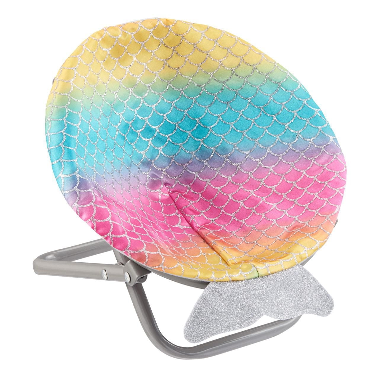 My Life As Fluffy Saucer Chair for 18 Inch Dolls, Mermaid Tail