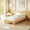 Pine, variant on Garvee Twin-XL Bed Frame, Platform Wood Bed Frame with Wooden Slat and Metal Slat Support, 10.24-inch Underbed Space for Storage, Without Headboard, No Box Spring Needed, Easy Assembly, Pine