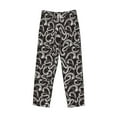 thumbnail image 4 of Goofa Hand Drawn Snake Printed Soft Pajama Pants for Men, Wide Leg Comfy Casual Lounge Yoga Pants-X-Large, 4 of 9