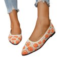 thumbnail image 2 of Willtoo Halloween Womens Mesh Breathable Loafers Pumpkin Print Slip On Shoes Lightweight Casual Shoes, 2 of 5