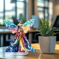 thumbnail image 4 of Gmogad Butterfly Fairy Decor - 2D Whimsical Desktop Ornament for Study, Bedroom, Living Room - Enchanting Gift for Home Decor, Children's Room Fantasy Decoration, 4 of 5