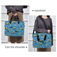 thumbnail image 6 of FORMRS 16" Laptop Bag Carrying Sleeve Case with Handle Travel Shoulder Briefcase, Blue Cartoon Truck Pattern, 6 of 8