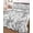 White, Black, variant on Quilt King Size Bedding Set, Pink Botanical Reversible Summer Quilt 3 Pieces, Vintage Floral Plants Branch Lightweight Bedspreads Coverlets with 2 Pillow Shams for All Seasons