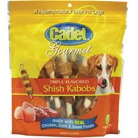 IMS Trading 12 oz Cadet Gourmet Triple-Flavored Shish Kabobs