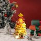 thumbnail image 5 of Decoraciones Del Árbol de Navidad 10 Pulgadas de Artesanía de Bricolaje Mini Árbol de Navidad de Resplandor, Árbol de Navidad de Mesa Pequeño con 20 Conos de Luz Led Y Decoraciones de Navidad Luces De, 5 of 6