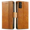 thumbnail image 6 of ELEHOLD Premium Leather Wallet Case for Samsung Galaxy A16 5G ,Practical Card Slots Money Slot Stand Function Shockproof Protective Flip Wallet Case for Samsung Galaxy A16 5G,Lightbrown, 6 of 7