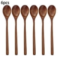 thumbnail image 1 of Luckyn Long Wooden Spoon Korean Style Wood Soup Spoons 30 Pcs, 1 of 9
