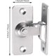 thumbnail image 2 of 90 degree stainless steel right angle latch stainless steel latch bolt with screws compatible with different types of latches, safety latches, 2 of 4