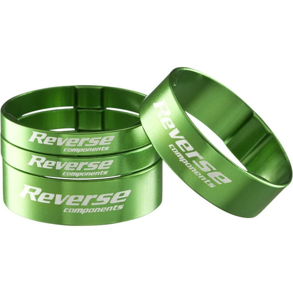 Reverse Ultralight Headset Spacer Set, Set/4, Green
