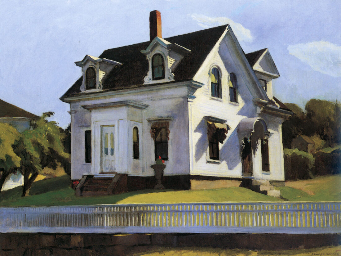 Hodgkin's HouseEdward Hopper CANVAS OR PRINT WALL ART