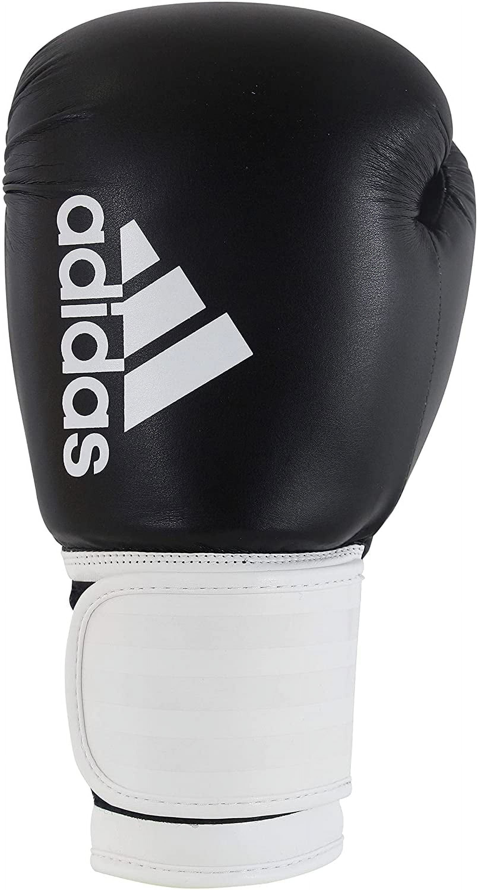 Adidas Boxing and Fitness Black/White, Hybrid Bags Gloves and for - 16oz - - Men Punching, for - and 100 Heavy Women Kickboxing