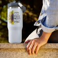 thumbnail image 6 of 30oz Inspirational Sunflower Tumbler with Handle and Straw, Stainless Steel Vacuum Insulated Coffee Tumbler, Travel Mug Water Bottle, Sunflower Decor Gifts for Women, 6 of 6