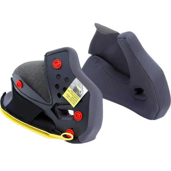 AGV Tour Modular Helmet Replacement Cheek Pads Gray/Black XL
