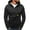 Black, variant on Turilly 2024 New Men's Hoody Zipper Slim Hoodies Sweatshirts Pullover Coat Jacket