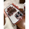 thumbnail image 1 of Popular entre las chicas Hello Beauty Kitty 3d Cat espejo de maquillaje móvil TPU funda para teléfono para Iphone 14 15 Pro Max13 12 11 con soporte, 1 of 4