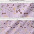 thumbnail image 2 of Soimoi Cotton Voile Fabric Tea Cup,Star Anise & Lemon Slice Vegetable Printed Craft Fabric by the Yard 42 Inch Wide, 2 of 7