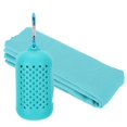 thumbnail image 4 of Toalla deportiva NikouMX microfibra portátil secado rápido gris rosa azul, 4 of 8