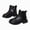 A70-Black, variant on Toddler Girls Fall Winter Fashion Boots Casual Side Zipper Girls Shoes