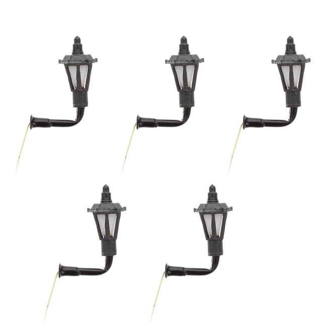 5pcs Luces de mesa de mesa de arena Lámpara de pared decorativa Modelo Mini ornamento de luz