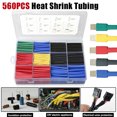 thumbnail image 2 of 560Pcs HEAT SHRINK Tubing Sleeve 2:1 Shrinkable Tube Wire Cable Assortment Kit, 2 of 5