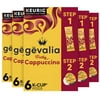 Gevalia Frothy 2-Step Cappuccino Espresso K‐Cup® Coffee Pods & Froth Packets Kit (36 ct Pack, 6 Boxes of 6 Pods with Packets)