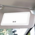 thumbnail image 1 of Colaxi Car Sun Visor Vanity Mirror LED Makeup Mirror Practical Auto Interior Accessories Easy Installation Rechargeable Gift for Mom White, 1 of 8