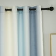 thumbnail image 2 of Pleasant Boulevard Classic Collection Faux Linen Blackout Grommet Curtains, 52" x 95", 2 Panels, 2 of 14