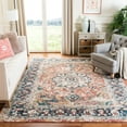 thumbnail image 2 of SAFAVIEH Carlyle Jone Medallion Area Rug, Orange/Blue, 8' x 10', 2 of 11