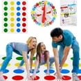thumbnail image 2 of Gaming Twister Ultimate: Bigger Mat More Colored Family Kids Game Age 6+ Compatible, 2 of 7