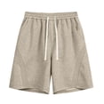 thumbnail image 6 of Admvng Men's Shorts Casual Lightweight Big & Tall Drawstring Elastic Waist Gym Shorts with Pockets, 6 of 6