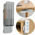 thumbnail image 6 of racks Cable Management Bracket Punch Free Cord Organizer Cable Holder Cable Fixer office Household Desktop Transparent, 6 of 9