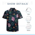 thumbnail image 7 of High Quality Hawaiian Shirts for Men Short Sleeve Aloha Beach Shirt Floral Summer Casual Button Down Shirts Blouses D2YDZ2, 7 of 7