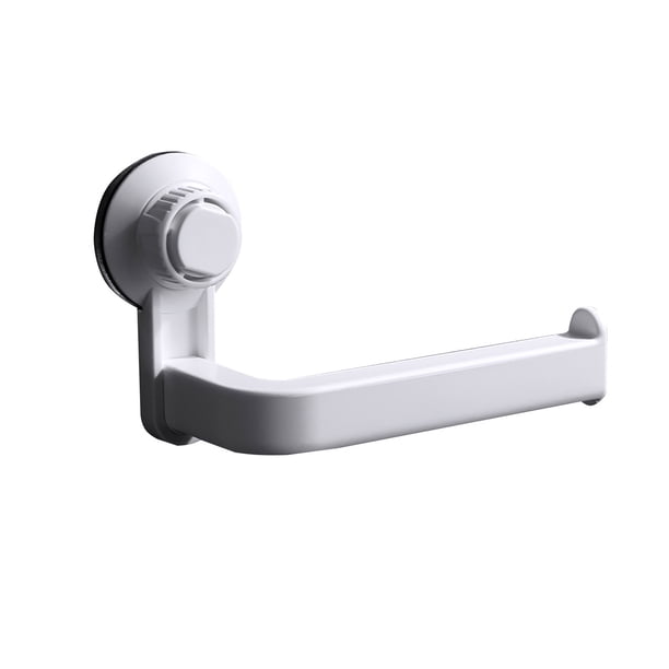 Fiudx Toallero Sin Perforaciones, Potente Ventosa, Instalación Sin Taladros, Construcción de Aluminio, Jabonera, Toallero, Portacepillos, Fácil Instalación, Uso Doméstico, Blanco y Negro, Juego de 4