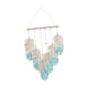 thumbnail image 2 of Tapiz colgante de pared, borlas boho colgantes de pared, decoración moderna y bohemia, decoración boho, decoración de pared de tapiz tejido para el te azul claro Macarena tapiz tejido, 2 of 7