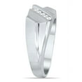 thumbnail image 2 of SZUL Women's SZUL 1/4 Carat TW Diamond Men's Ring in 10K White Gold (J-K-L Color, I2-I3 Clarity), 2 of 5