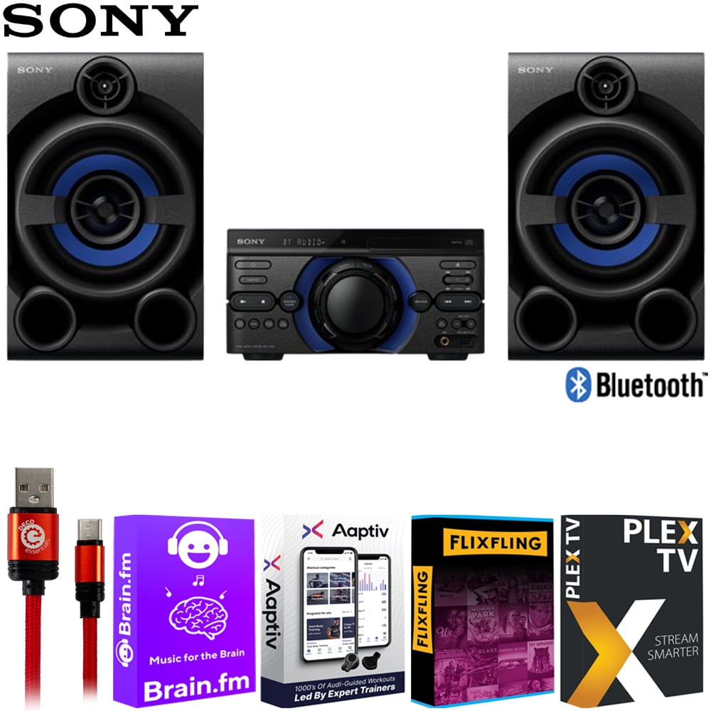 Sony Mhc-m20 High Power Audio System With Cd Sony MHC-M20 High Power Audio System CD Bundle with Tech Smart USA