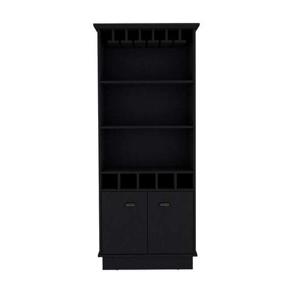 We Have Furniture Bar Cabinet Taholah, Living Room, Black