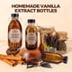 thumbnail image 4 of Botella de vidrio Elumeiro Amber Boston de 120 ml con tapa, paquete de 12, 4 of 7