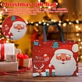 thumbnail image 5 of Christmas Gift Bag with Snowman Print Large Capacity Tote for Holiday Shopping and Present Wrapping ﻿, 5 of 6