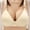 Beige A, variant on loopsun Bras for Womens,Women's Non Steel Ring Style Printed Gathered Middle Button Breathable Underwear Daily Bra