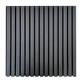 thumbnail image 1 of Panel decorativo Lambrin Acústico Negro Texturizado Para Muro Tipo Madera 60x60cm 4pz, 1 of 8
