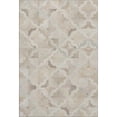thumbnail image 2 of Addison Rugs Mayfield Washable Cowhide Scallop Diamonds Ivory Rectangle Rug, 10' x 14', 2 of 6