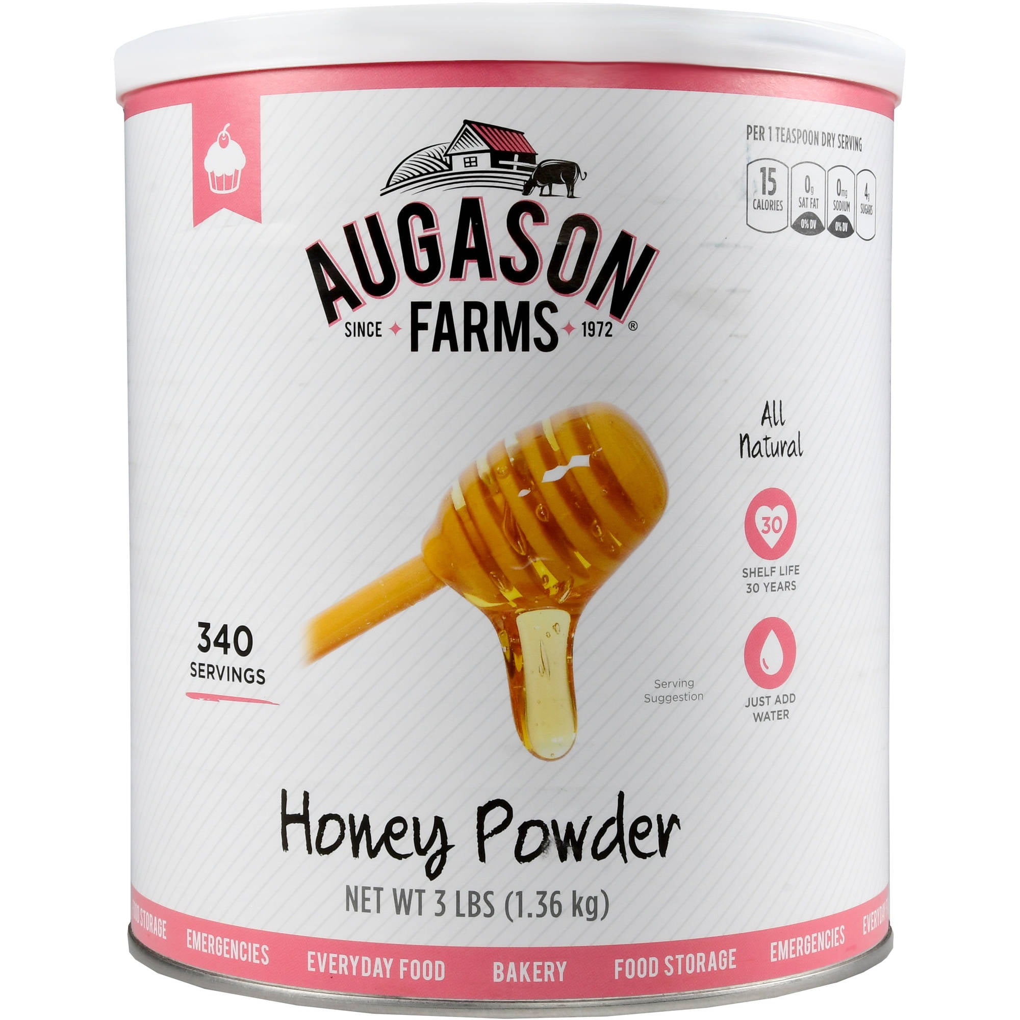 Augason Farms Emergency Food Honey Powder, 3 lb by Generic