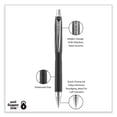 thumbnail image 4 of Jetstream Retractable Hybrid Gel Pen, Bold 1 mm, Black Ink, Black/Silver Barrel, 4 of 9
