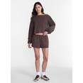 thumbnail image 2 of No Boundaries Mineral Wash Jersey Shorts, 2.25'' Inseam, Women's XXS-XXL, 2 of 5