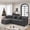 Chenille Dark Gray, variant on BEHOST 102.5" L-Shaped Modular Sectional Sofa, 4-Piece Chenille Cloud Couch with Extra Deep Seatst, Pet-Friendly Boneless Sofa for Living Room & Apartment, Chenille Light Gray