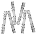 thumbnail image 4 of Shuliwen Operitacx 6pcs Metal A6 Notebook 6 Ring Binder Mechanism Replacement Kit, 4 of 10